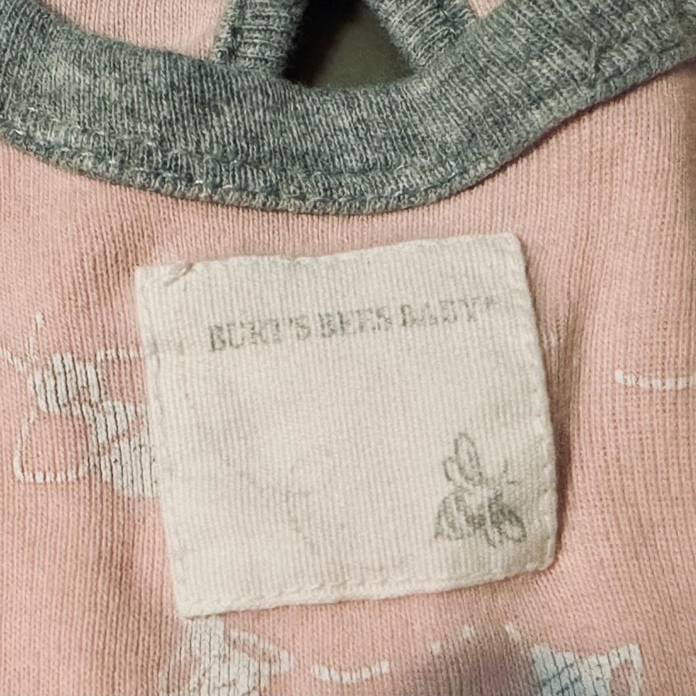 Burt’s Bee’s Pink Bumblebee onesie